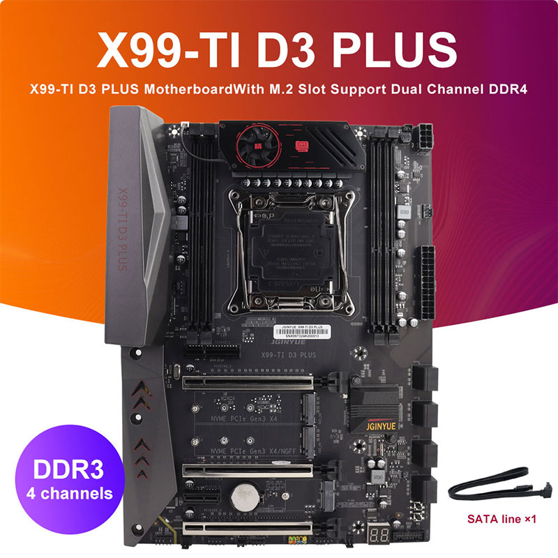 JGINYUE X99-TI D3 PLUS Motherb - E5 2696 V3 recension och pris