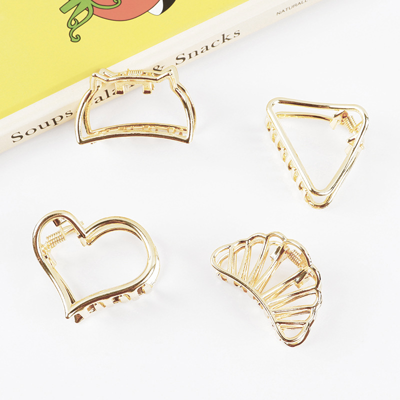 Small Minimalist Hair Claw Cli - Gold 6138 recension och pris