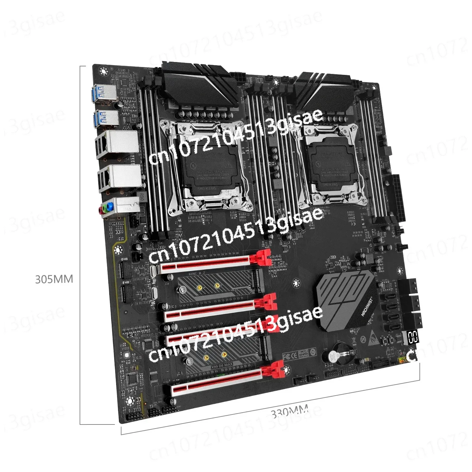 Mechanic X99 D8 MAX Main Board - E5 2699 V4 recension och pris